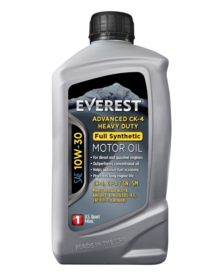 Everest Advanced CK-4 Full Synthetic Heavy Duty SAE 10W-30 Diesel Engine Oil